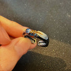 Retro Sun Rune Totem Adjustable Open Ring For Men Punk Gothic Edgy Copper Jewelry Unisex Elegant Vintage Accessories Trendy Gift