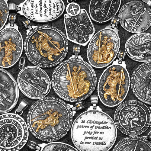 St. Christopher Pendant — Stainless Steel