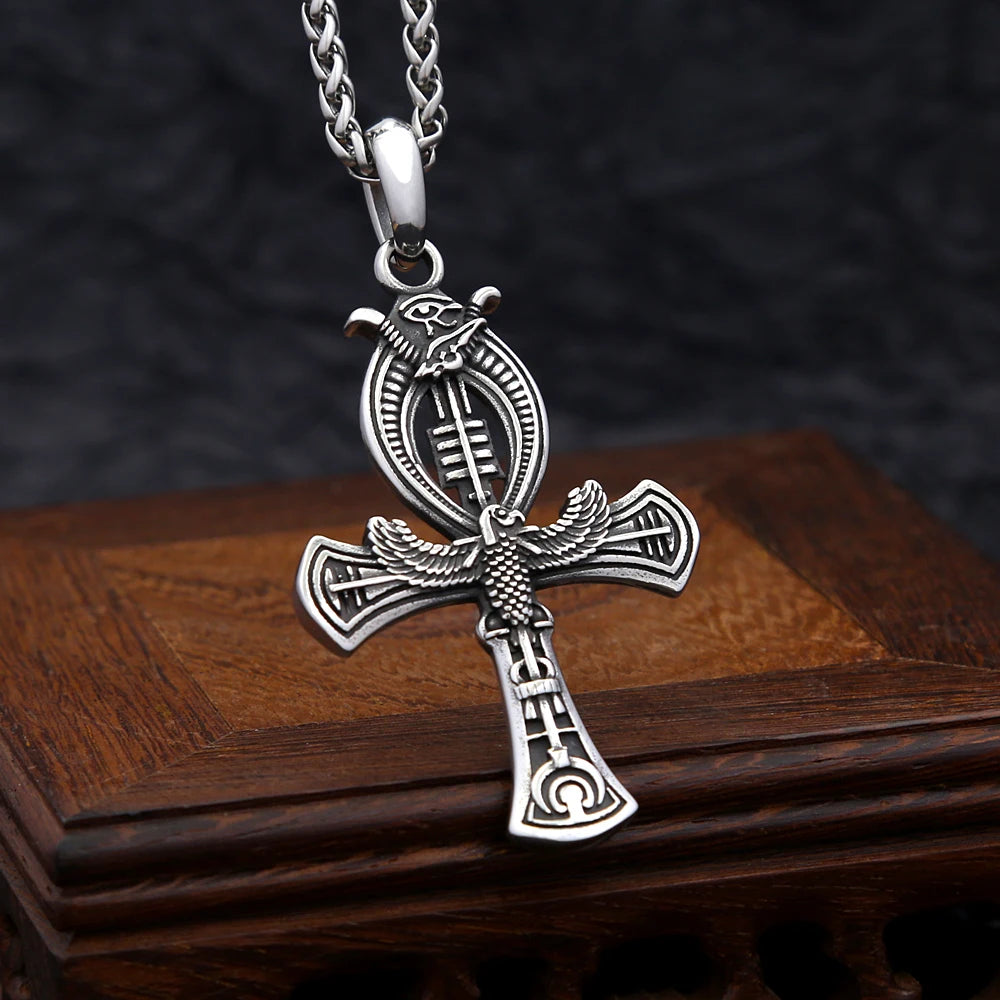 Eye of Horus Stainless Steel Pendant Necklace