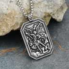 Archangel Protection Pendant — Stainless