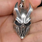 Retro Domineering Ghost Skull Pendant Necklace Men's Personalized Punk Hip-Hop Cool Halloween Jewelry Gift