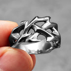 Crown of Thorns Ring — Stainless Steel