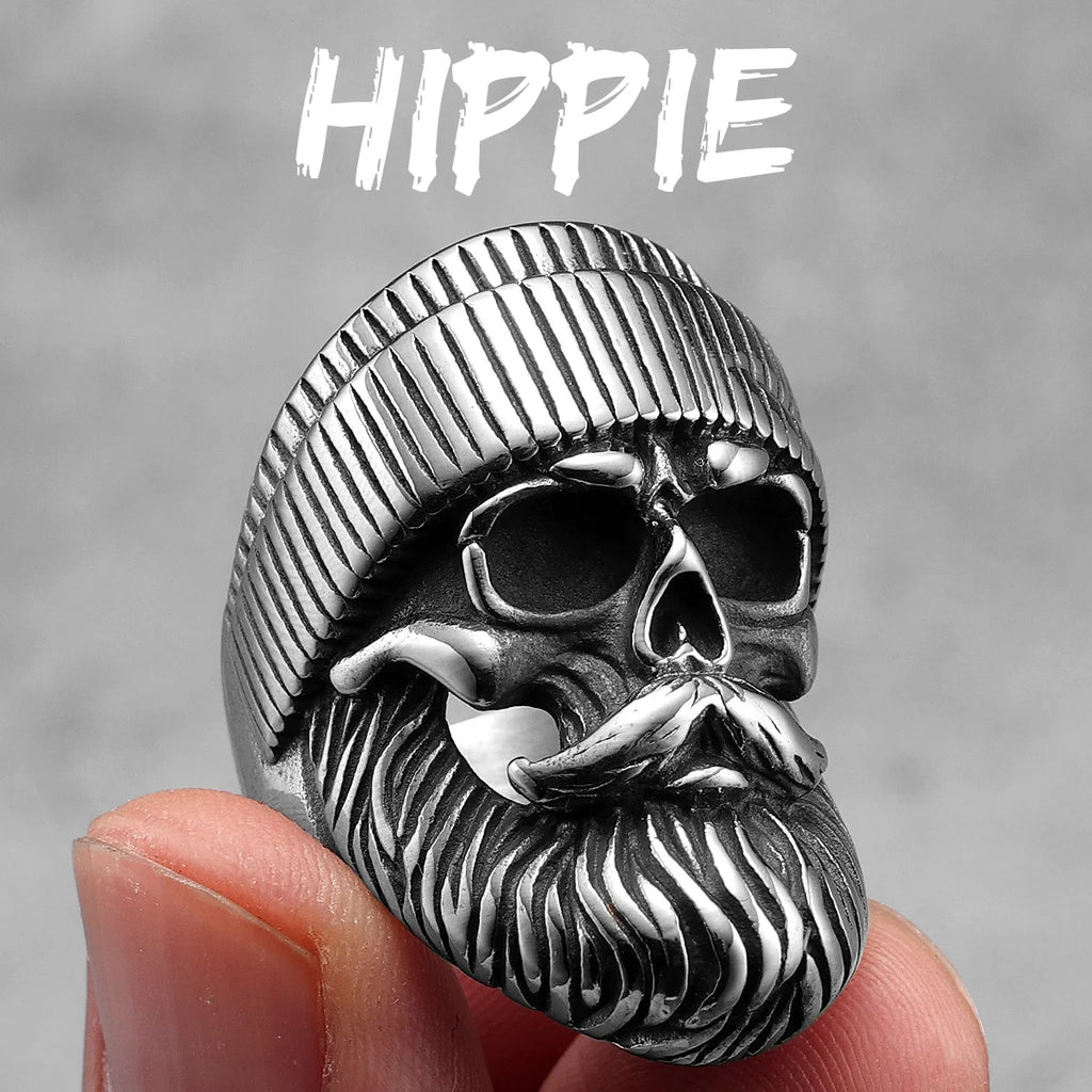 Skull Rider Ring — Stainless Steel