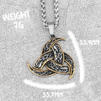 Celtic Trinity Knot Pendant Necklace — Stainless Steel