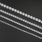 Iced Out Tennis Bracelet 3-5mm — Stainless