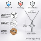Viking Celtic Cross Pendant Necklace — Stainless Steel
