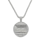 New Last Supper Pendant Cuban Chain Necklace With 14mm Iced Out Chain Fashion Hip Hop Men Charm Pendant Tennis Necklaces Jewelry