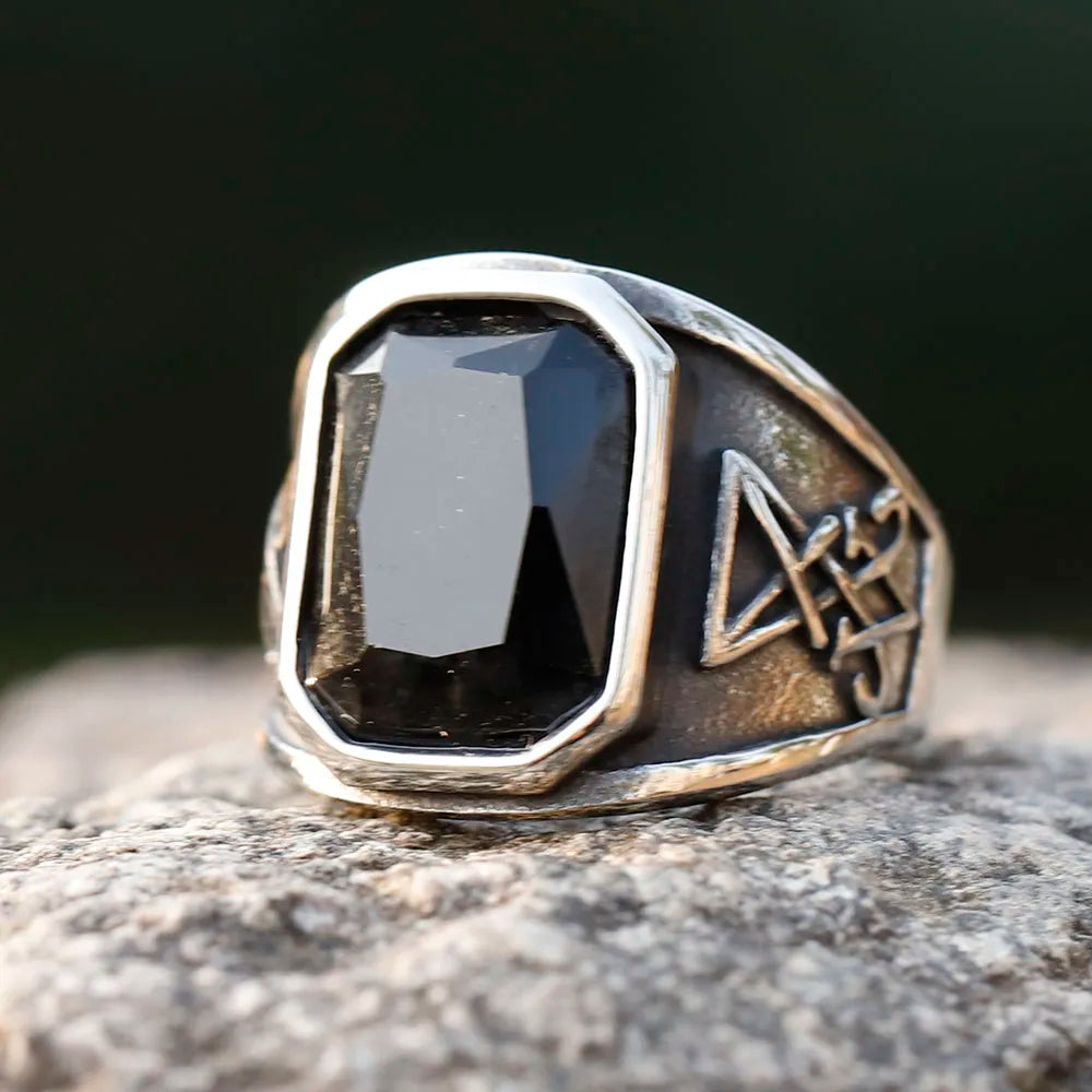 Vintage Lucifer Ring for Men — 316L Stainless Steel