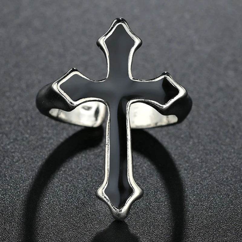 Vintage Cross Gold Ring