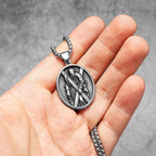 Saint Andrew Pendant Necklace Stainless Steel