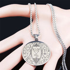 Solomon Pentacle Seal Pendant — Stainless