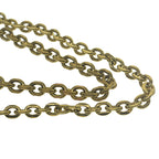 custom length biker brass made 9mm thick 30cm-100cm long sweden carved anchor link chain necklace wallet jean FOB
