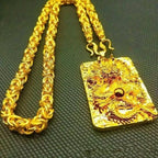 Dragon Gold Pendant Necklace