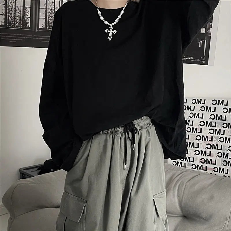 Rosary Cross Pendant Necklace