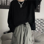 Rosary Cross Pendant Necklace