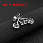 Fashion Punk Style Mask Men's Pendant Titanium Steel Hanging Neck Jewelry Student Hipster Hot Sale
