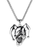 Steel Ring European American Clown Smiling Face