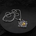 Skull Evil Eye Steel Pendant Vintage Devil's