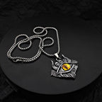 Skull Evil Eye Steel Pendant Vintage Devil's
