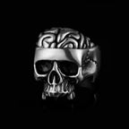 Men's Calvarium Skull Ring Gothic 316L Stainless Steel Biker Ring Motorcycle Band jewellery Party Gift OSR734