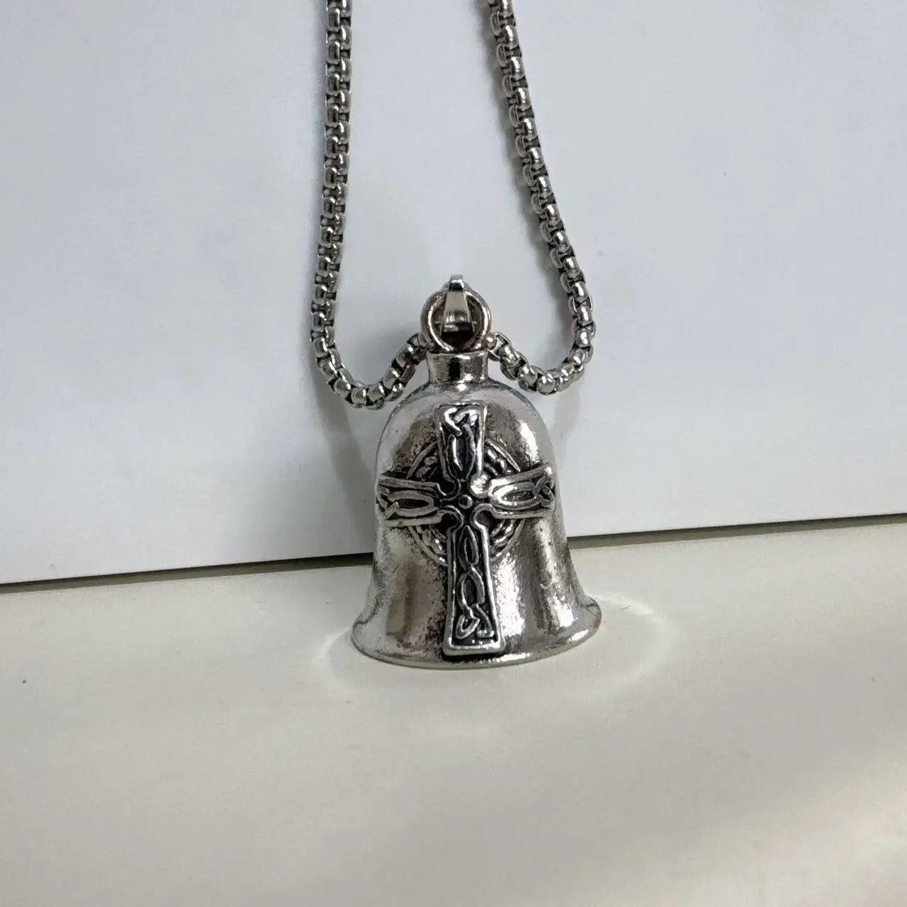 Cross Viking Steel Pendant Nordic Riding Exorcist