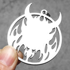 Hell Demon Satan Pendant Necklace — Stainless Steel