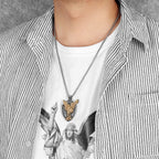 Archangel Michael Pendant — Stainless Steel