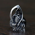 NEW Men's 316L stainless-steel rings Dropshipping Retro Death sickle skeleton gothic punk movie Jewelry Gifts free shipping
