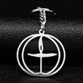 Silver Pendant Flaming Unitary Chalice Universalist