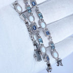 Gold Iced Out Chain Necklace Gemstone CZ 6MM