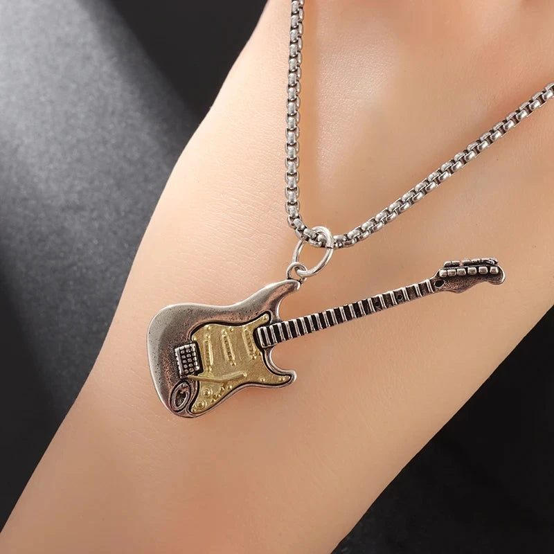 Guitar Pendant Necklace