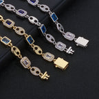 Iced Out Cuban Bracelet Stainless Steel 8MM