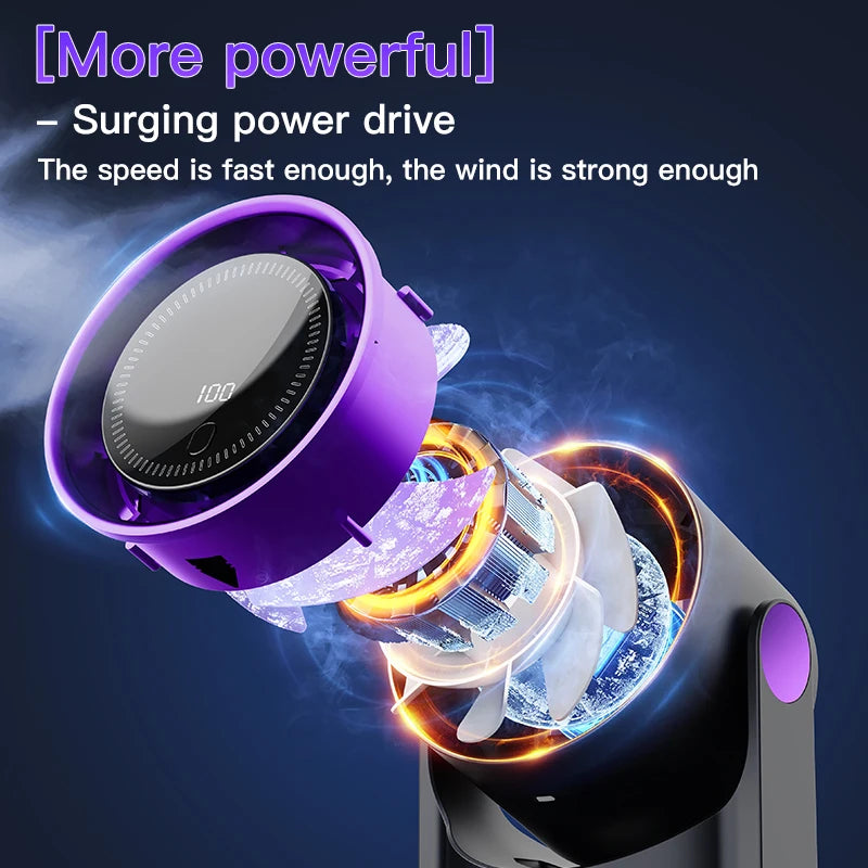 TINSOL Multi-function electric fan air circulator, wireless portable home silent ventilator desktop wall ceiling fan