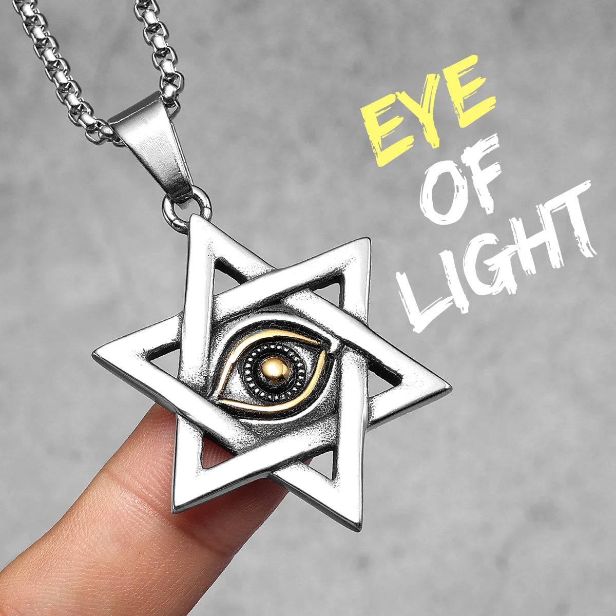 Seal of Solomon Pendant — Stainless Steel