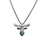 Steel Pendant Vintage Deer Head One You Japan