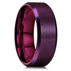 Fashion Black Stainless Steel Rings for Men With Guitar String Inlay Guitarist Ring For Musician Wedding Jewelry Drop