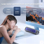 KINSCOTER Portable Air Conditioner Fan 2000mAh Quiet Desktop Tower Fan Wall Non-drilling Circulating Fan 3 Speeds