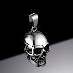 Skull Pendant Necklace — Stainless Steel