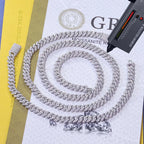 Gold VVS Moissanite Cuban Necklace 6MM