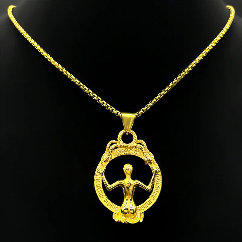 Skull Gold Pendant Lovely Faja Vintage Vampire