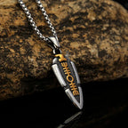 Viking Spear Stainless Steel Pendant Necklace