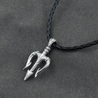 1pcs Men's Neptune Trident Pendant Necklaces Hip hop Boy Gifts Accessory with Stainless Steel Chain Men Statement