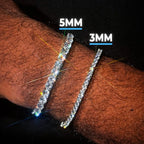 Silver 925 VVS Moissanite Tennis Bracelet 2/3/4/5MM