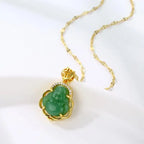 Gawu Box Pendant Can Be Opened Vajra Pestle Six-Character Sutra Zircon Buddha Necklace Male and Female Amulet Jewelry