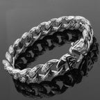 Silver Cuban Link Chain Bracelet 15mm — SS