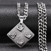 Heart Geometric Silver Pendant Love Pills Party