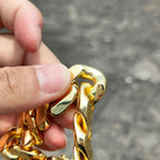 Stainless Steel Cuban Bracelet Miami Heavy 10-22MM