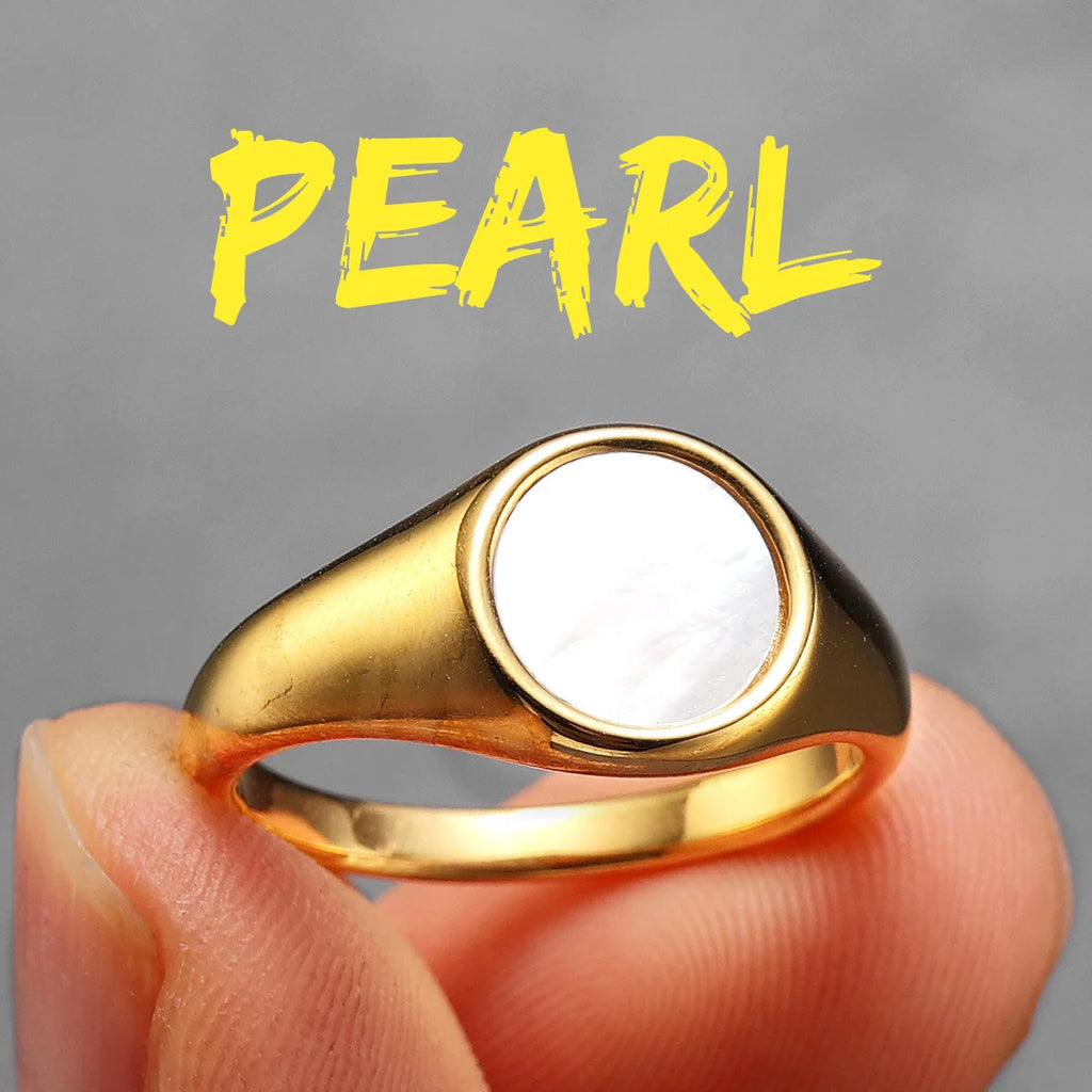 Shell Minimal Ring — Stainless Steel