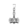Viking Vintage Thor Hammer Pendant Stainless Steel Celtic Knot Necklace For Men Witch Knot Amulet Jewelry Gifts
