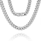 Stainless Steel Cuban Chain Necklace Miami